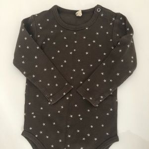 Quincy Mae stars long sleeve bodysuit - 18-24mo